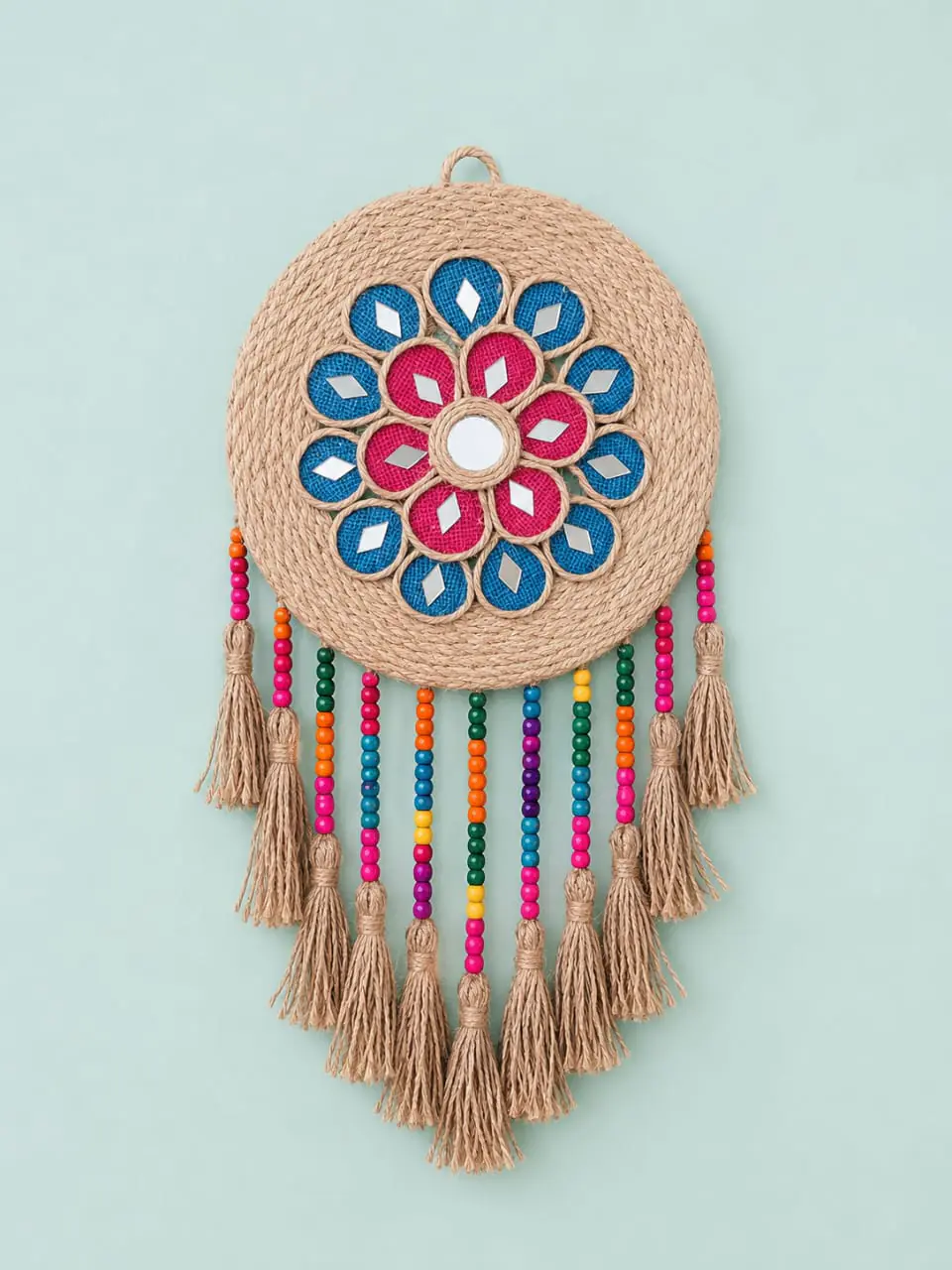 Jute Floral (Small Dreamcatcher )Wall Hanging